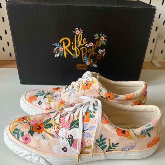 Rifle Paper Co. Shoes - Keds x Rifle Paper Co. Women's Lively Floral Print Sneakers